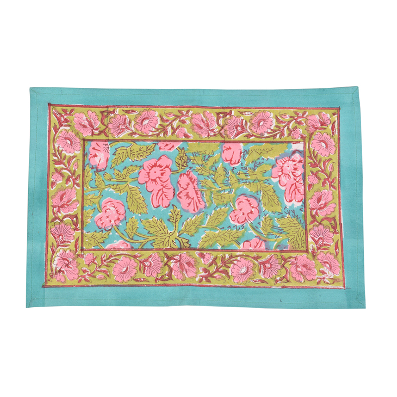 Turquoise With Pink Floral VB-252