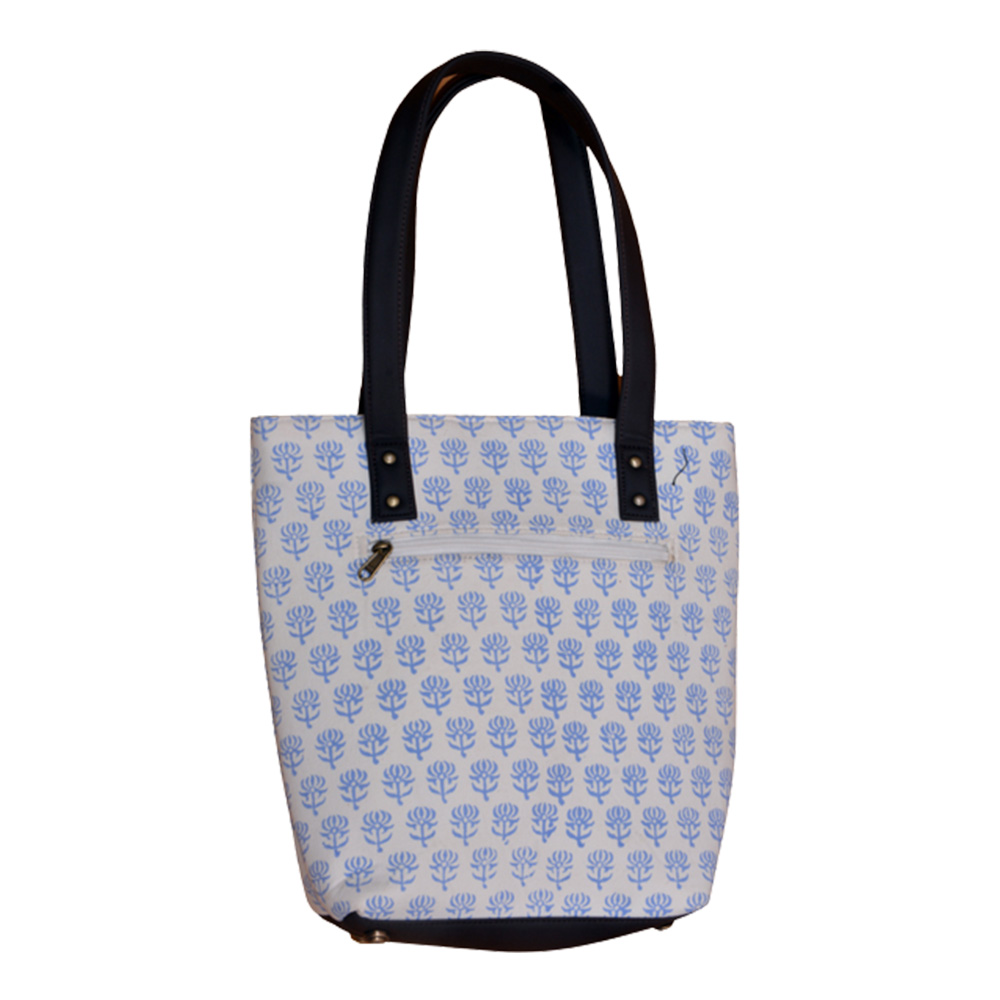Blue Lotus  Ladies Bag with One Combo 