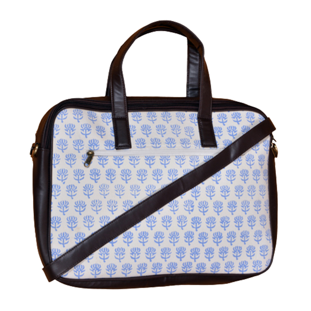 Blue Lotus  Laptop Bag