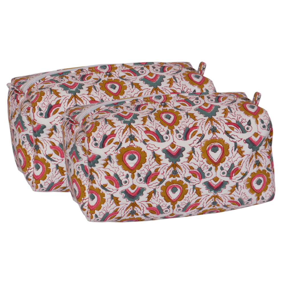 Parrot Design Cosmetic Bag