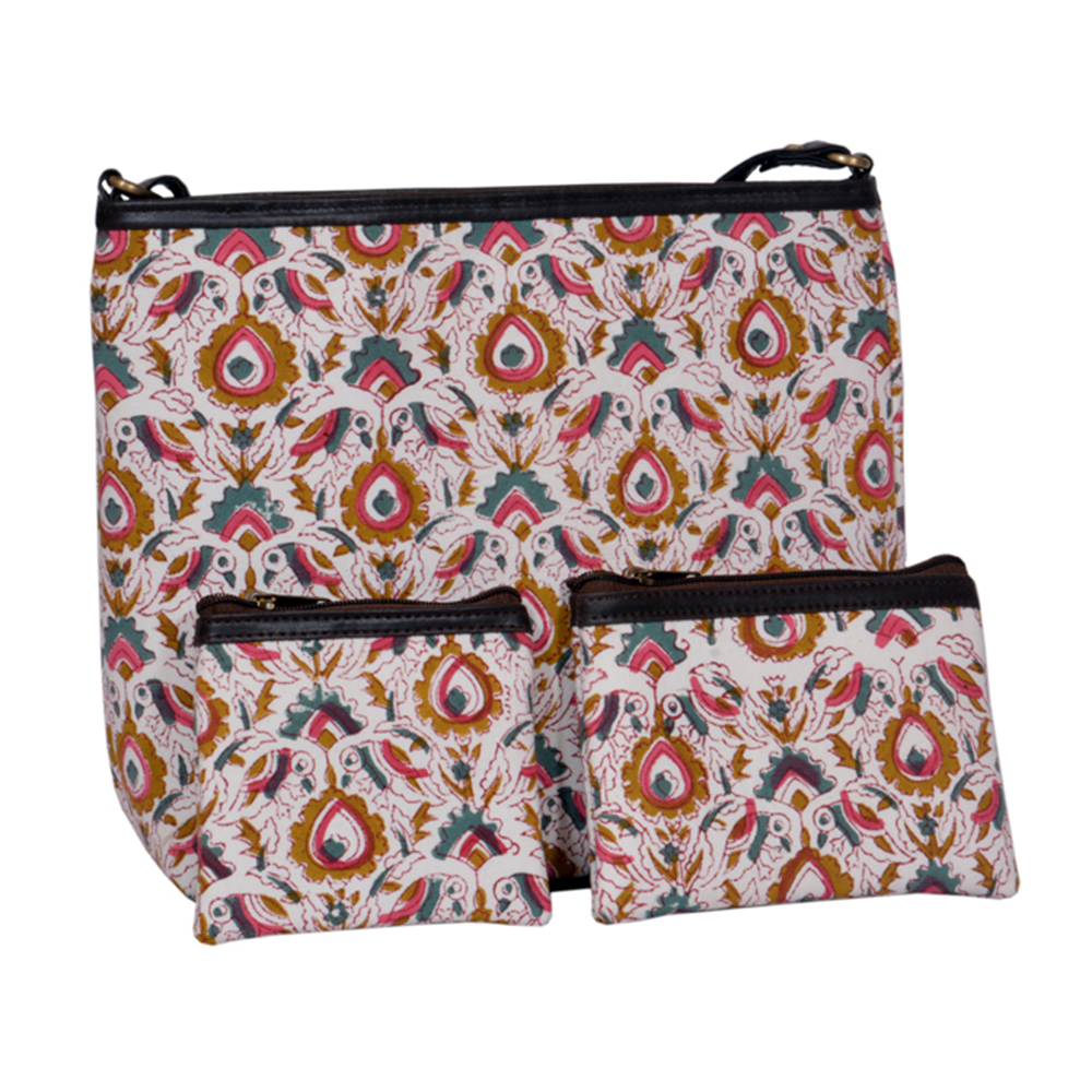 Parrot Design Ladies Bag with two Combo 
