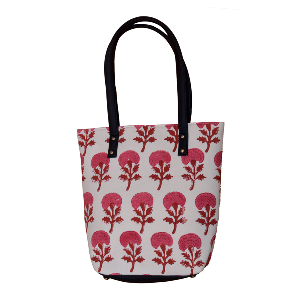 Pink Marigold Ladies Bag with One Combo 