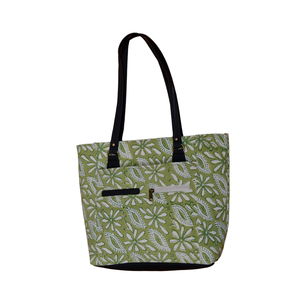 Sage Leaf Ladies Bag Four Pocket