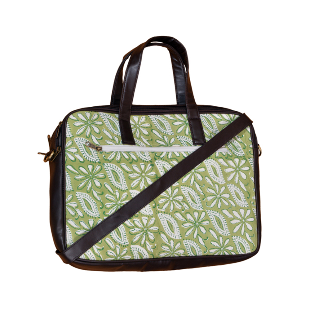 Sage Leaf Laptop Bag