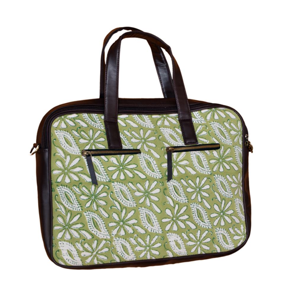 Sage Leaf Laptop Bag