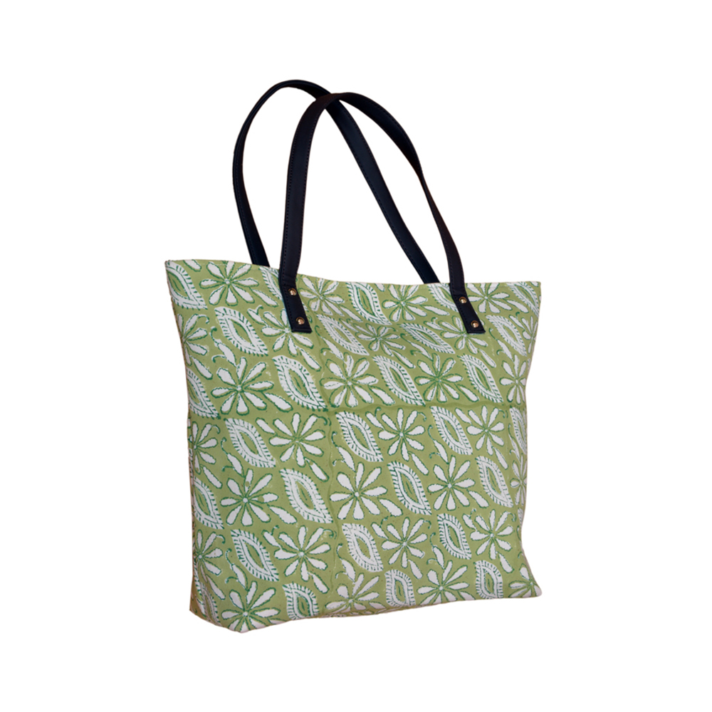 Sage Leaf Tote Bag